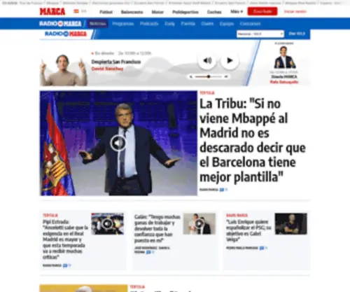 Radiomarca.com(Radio Marca) Screenshot