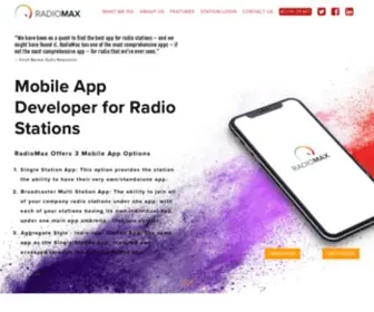 Radiomax.co(Mobile App Development for Radio Stations) Screenshot