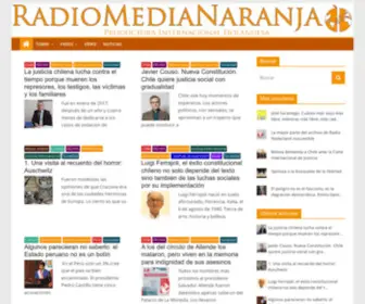 Radiomedianaranja.com(Productora internacional holandesa) Screenshot