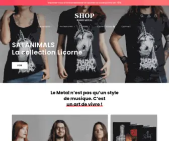 Radiometalshop.com(Accueil) Screenshot