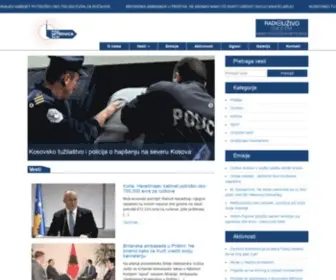 Radiomitrovicasever.com(Radio Kosovska Mitrovica) Screenshot