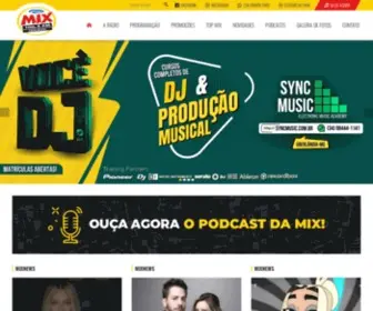 Radiomixuberlandia.com.br(Mix FM Uberlândia) Screenshot