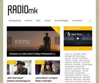 Radiomk.com(Музички портал) Screenshot