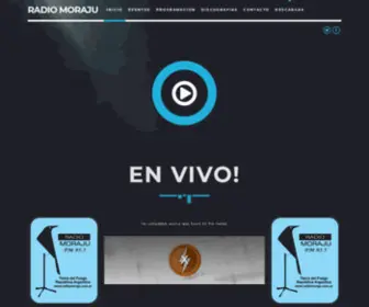 Radiomoraju.com.ar(Radio Moraju) Screenshot