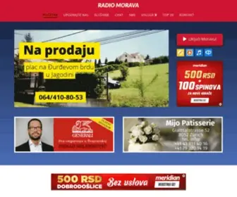 Radiomorava.rs(Početna) Screenshot
