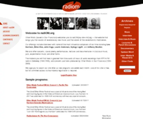 Radiom.org(New music) Screenshot