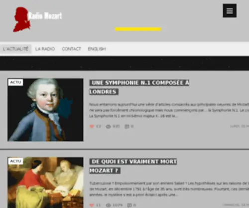 Radiomozart.net(Radiomozart) Screenshot