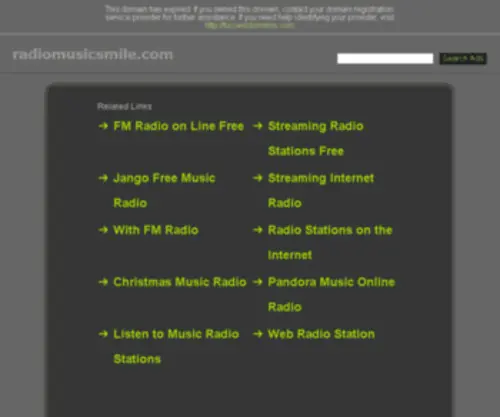 Radiomusicsmile.com(Radio Music Smile) Screenshot