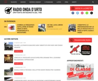 Radiondadurto.org(Emittente antagonista Brescia Milano Cremona Trento Verona) Screenshot