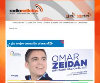 Radionoticias.com.ar(RADIO NOTICIAS) Screenshot