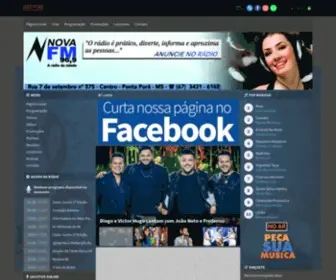 Radionovafm96.com(Radio Nova FM 96.9) Screenshot