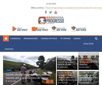 Radionovaprogresso.com.br(Radionovaprogresso) Screenshot