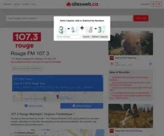 Radionrj.ca(Rouge FMRené) Screenshot