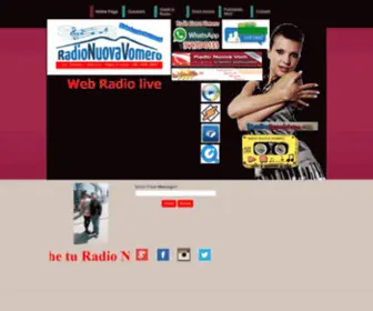 Radionuovavomero.it(Radio Nuova Vomero 100) Screenshot