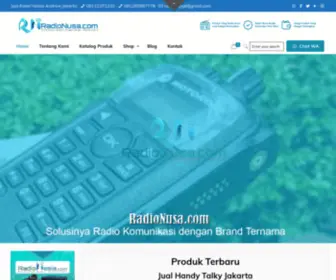 Radionusa.com(Jual Kabel Heliax Andrew Jakarta) Screenshot