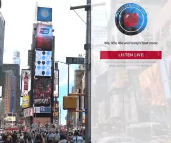 Radionylive.com(New York's Radio Station Online) Screenshot