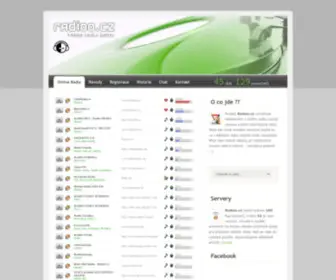Radioo.cz(RĂĄdia Online) Screenshot