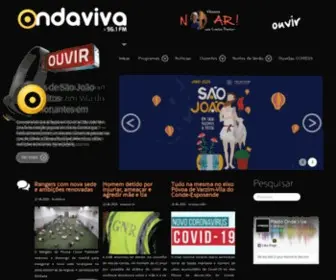 Radioondaviva.com(Portal oficial da Rádio Onda Viva) Screenshot