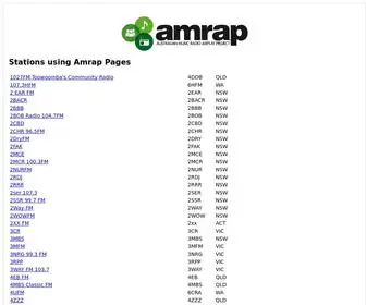 Radiopages.info(Stations using Amrap Pages) Screenshot