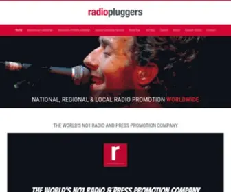Radiopluggers.com(The World's No1 Radio and Press Promotion Company) Screenshot