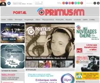 Radioprimusfm.com(Rádio Primus FM) Screenshot