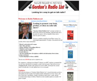 Radiopublicity.net(Radio and Podcast Publicity List) Screenshot