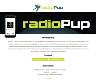 Radiopup.com(RadioPup Mobile App) Screenshot