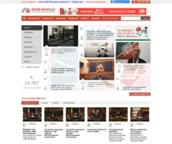 Radioradicale.it(Radio Radicale) Screenshot