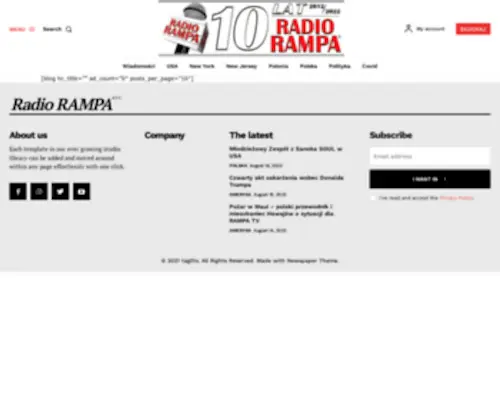 Radiorampa.nyc(Radio RAMPA (Polish)) Screenshot