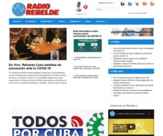 Radiorebelde.cu(Radio Rebelde) Screenshot