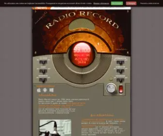 Radiorecord.com(Radio Record la vostra radio dal 1984) Screenshot