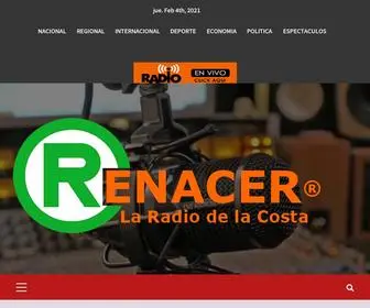 Radiorenacer.cl(Radio Renacer) Screenshot