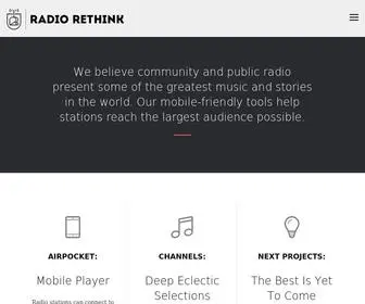 Radiorethink.com(Radio Rethink) Screenshot