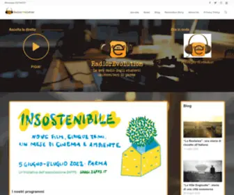 Radiorevolution.it(La radio degli studenti universitari di Parma) Screenshot