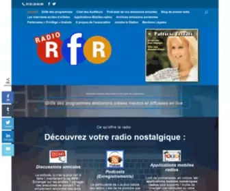 Radiorfr.fr(Radio RFR Fréquence Rétro) Screenshot