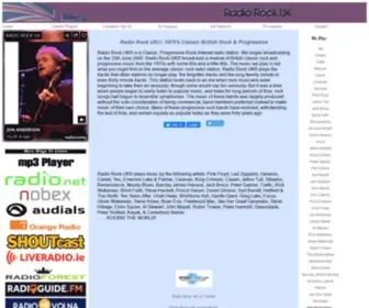 Radiorockuk.com(Radio Rock UK) Screenshot