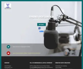 Radioroslagen.se(Radio Roslagen) Screenshot