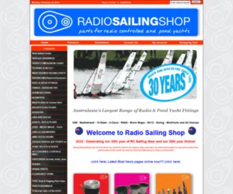 Radiosailingshop.com.au(RadioSailingShop) Screenshot