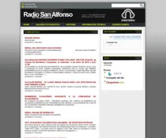 Radiosanalfonso.cl(Radio San Alfonso) Screenshot