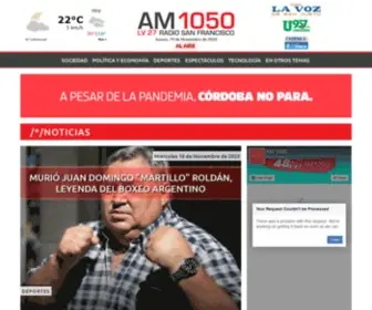 Radiosanfrancisco.com.ar(AMSan) Screenshot