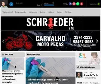 Radioschroederfm.com.br(Rádio) Screenshot