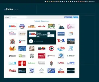 Radiosdecuba.com(Emisoras de radio en Cuba en vivo) Screenshot