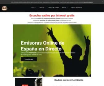 Radiosdeinternet.com(Escuchar radios por internet gratis del mundo en vivo) Screenshot
