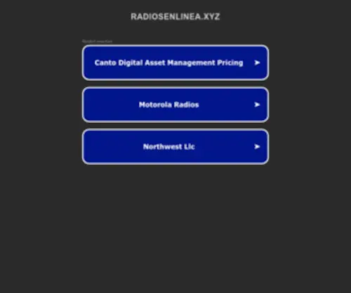 Radiosenlinea.xyz(Radiosenlinea) Screenshot