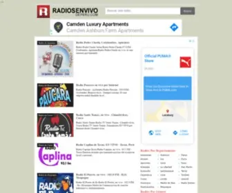 Radiosenvivodeperu.com(Portal de todas las radios del Perú y del mundo en vivo por Internet) Screenshot