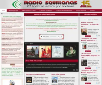 Radiosevillanas.com(Radio Sevillanas) Screenshot