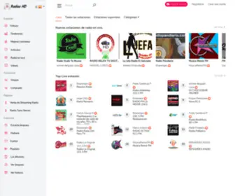 RadiosHD.net(Radios HD Directorio) Screenshot