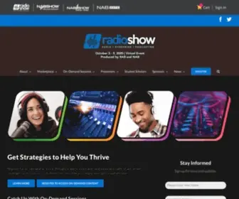 Radioshowweb.com(The audio community) Screenshot