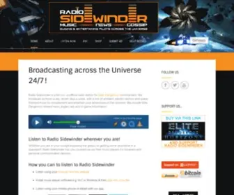 Radiosidewinder.com(Radio Sidewinder) Screenshot