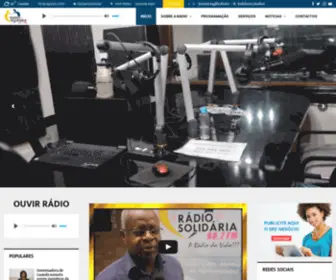 Radiosolidaria.ao(Rádio Solidária) Screenshot